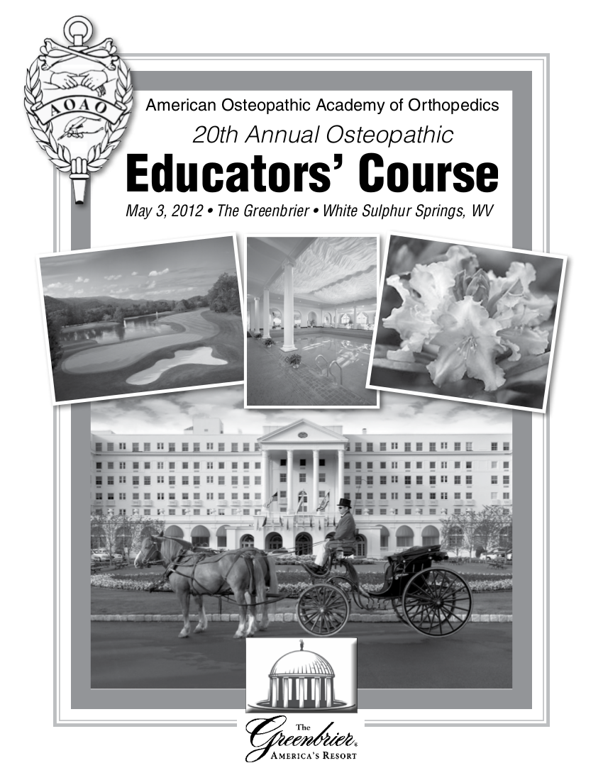 2012 Educator's Course